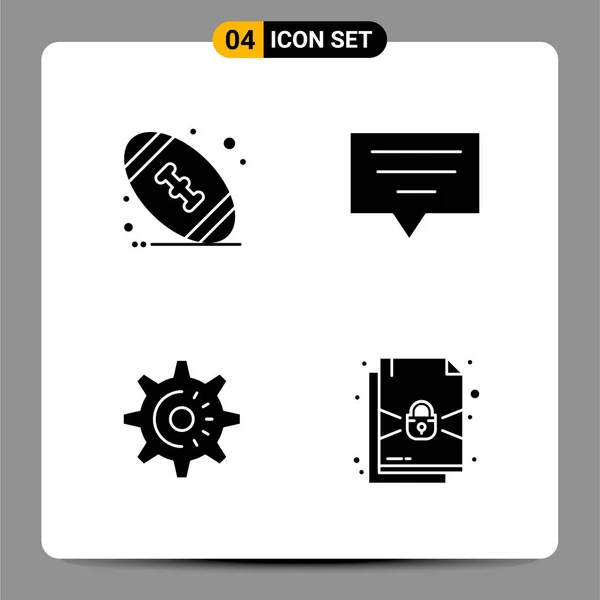 Conjunto Iconos Creativos Universales Simplemente Vector Ilustraciones Para Aplicaciones Web — Vector de stock