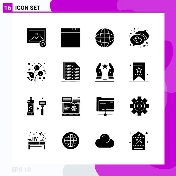 Set of 25 Universal Business Icons Vector — Stockový vektor