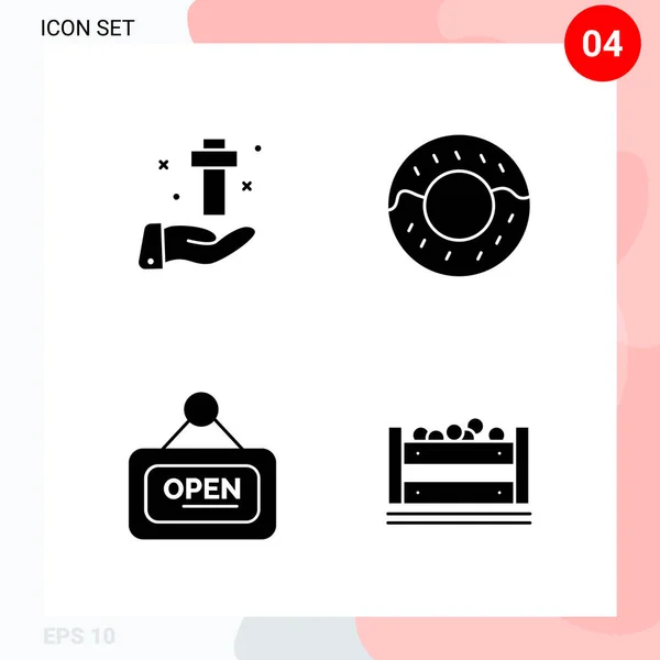 Set Universal Creative Icons Simply Vector Illustrations Web Mobile Apps — Stock Vector