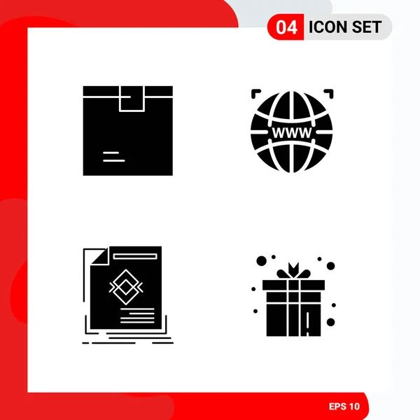 Set de 25 iconos de negocio universales Vector — Vector de stock