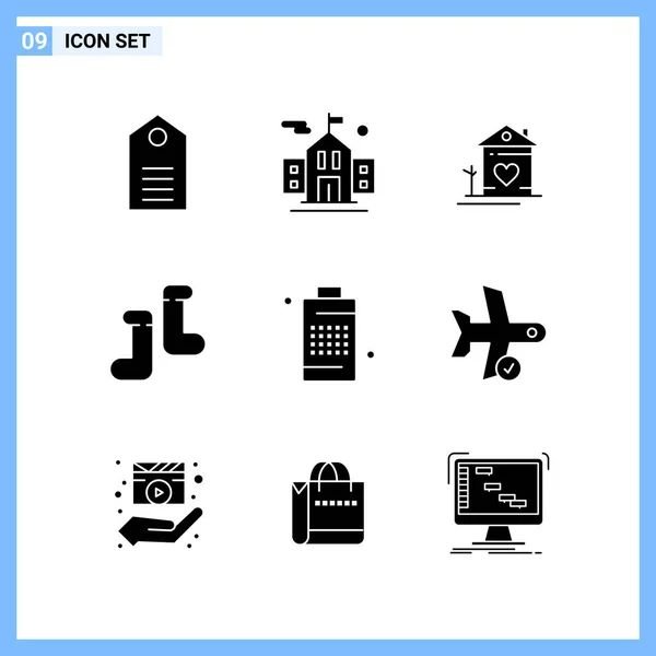 Set Universal Creative Icons Simply Vector Illustrations Web Mobile Apps — Stock Vector