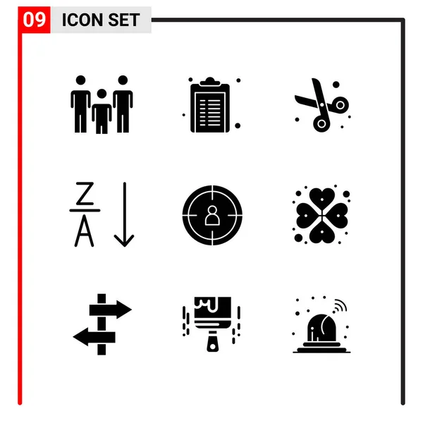 Conjunto Iconos Creativos Universales Simplemente Vector Ilustraciones Para Aplicaciones Web — Vector de stock