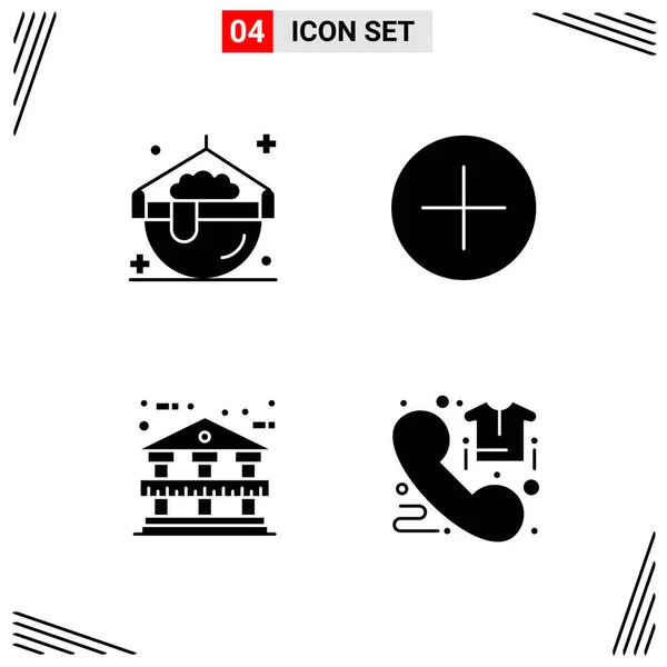 Conjunto Iconos Creativos Universales Simplemente Vector Ilustraciones Para Aplicaciones Web — Vector de stock