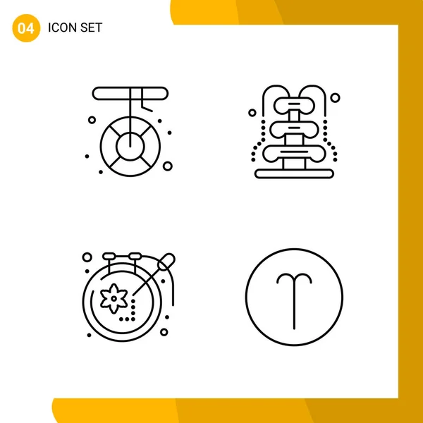 Set de 25 iconos de negocio universales Vector — Vector de stock