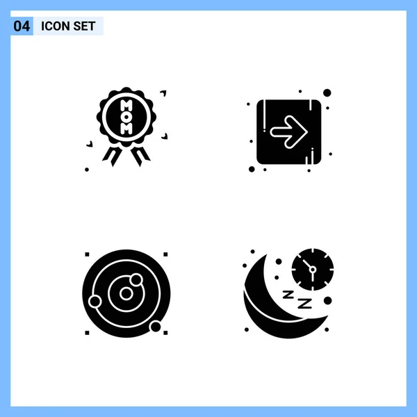 Set Universal Creative Icons Simply Vector Illustrations Web Mobile Apps — Stock Vector