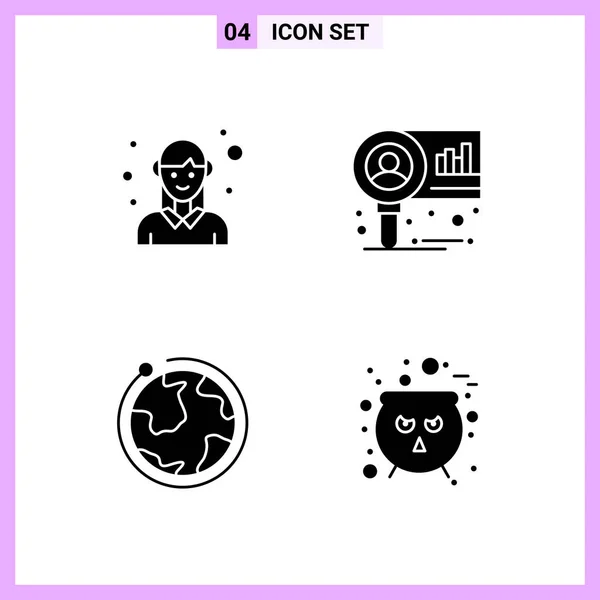 Conjunto Iconos Creativos Universales Simplemente Vector Ilustraciones Para Aplicaciones Web — Archivo Imágenes Vectoriales