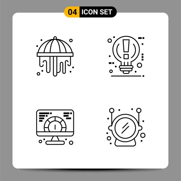 Set de 25 iconos de negocio universales Vector — Vector de stock