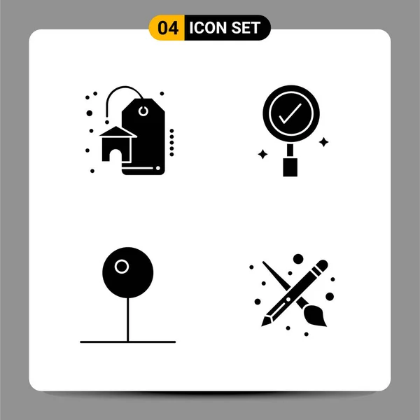 Set Universal Creative Icons Simply Vector Illustrations Web Mobile Apps — Stock Vector