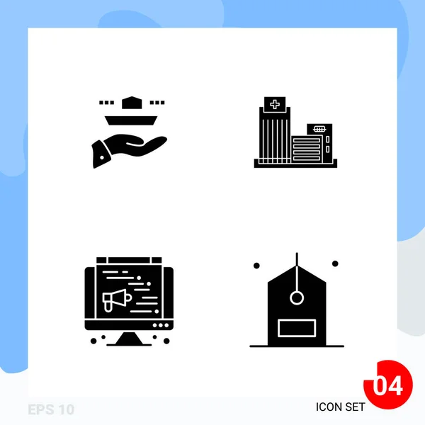 Conjunto Iconos Creativos Universales Simplemente Vector Ilustraciones Para Aplicaciones Web — Archivo Imágenes Vectoriales