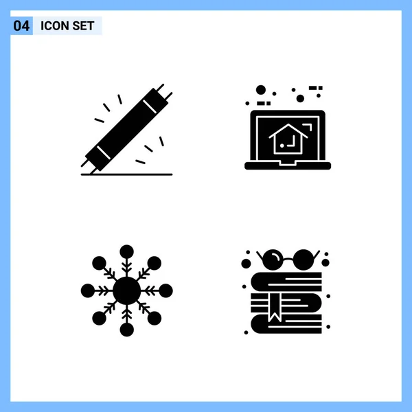 Conjunto Iconos Creativos Universales Simplemente Vector Ilustraciones Para Aplicaciones Web — Vector de stock