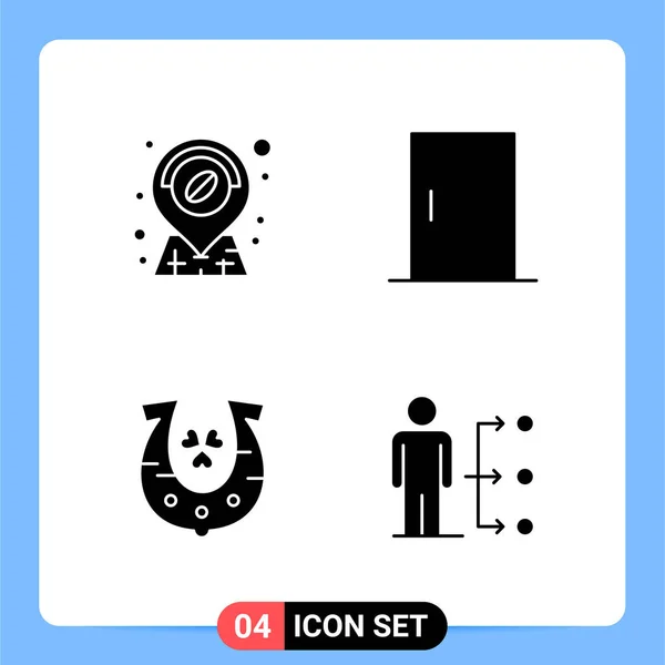 Conjunto Iconos Creativos Universales Simplemente Vector Ilustraciones Para Aplicaciones Web — Archivo Imágenes Vectoriales