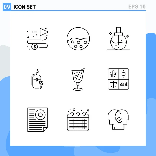 Set of 25 Universal Business Icons Vector — Stockový vektor