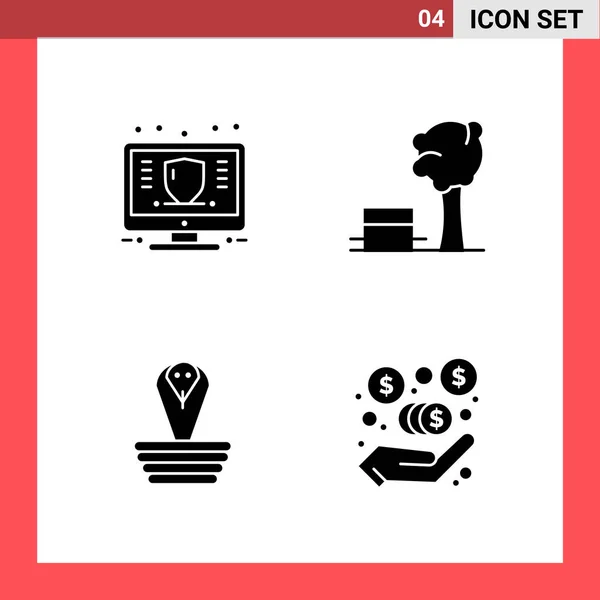 Vector Illustration Icons Set — Stock Vector