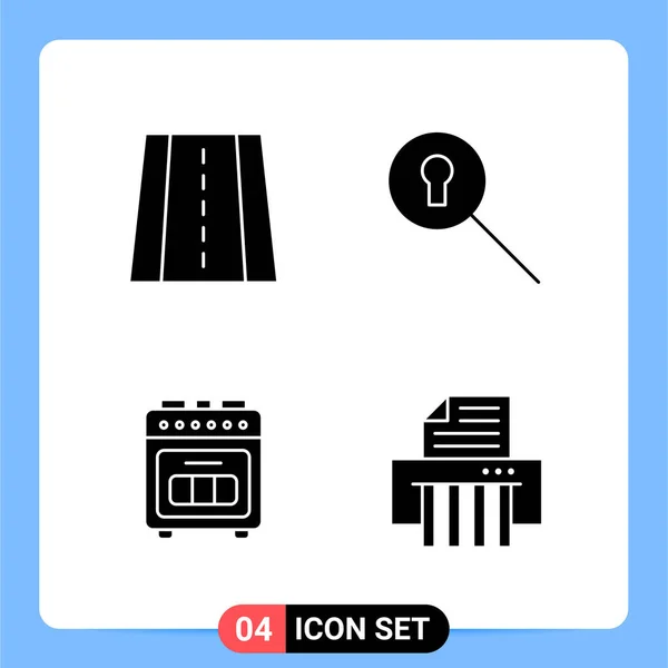 Set Universal Creative Icons Simply Vector Illustrations Web Mobile Apps — Stock Vector