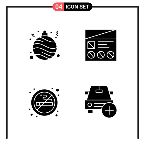 Conjunto Iconos Creativos Universales Simplemente Vector Ilustraciones Para Aplicaciones Web — Archivo Imágenes Vectoriales