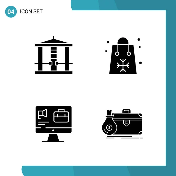 Conjunto Iconos Creativos Universales Simplemente Vector Ilustraciones Para Aplicaciones Web — Vector de stock