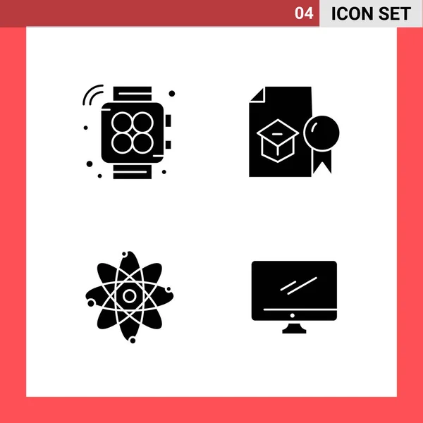 Conjunto Iconos Creativos Universales Simplemente Vector Ilustraciones Para Aplicaciones Web — Vector de stock