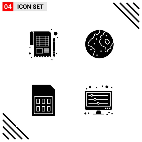 Set de 25 iconos de negocio universales Vector — Vector de stock