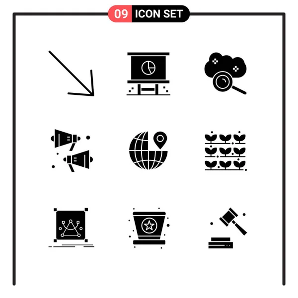 Conjunto Iconos Creativos Universales Simplemente Vector Ilustraciones Para Aplicaciones Web — Archivo Imágenes Vectoriales