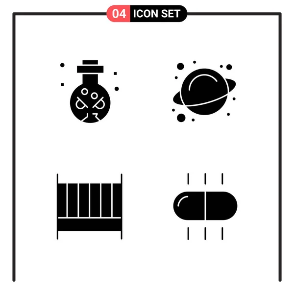 Conjunto Iconos Creativos Universales Simplemente Vector Ilustraciones Para Aplicaciones Web — Vector de stock