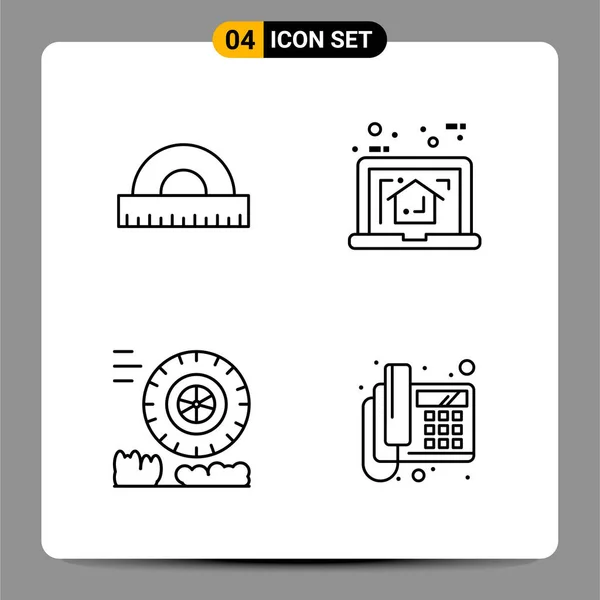 Set de 25 iconos de negocio universales Vector — Vector de stock