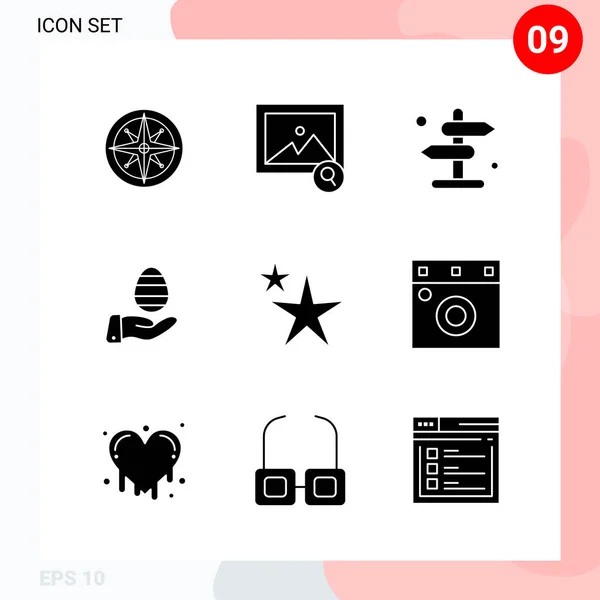 Conjunto Iconos Creativos Universales Simplemente Vector Ilustraciones Para Aplicaciones Web — Archivo Imágenes Vectoriales