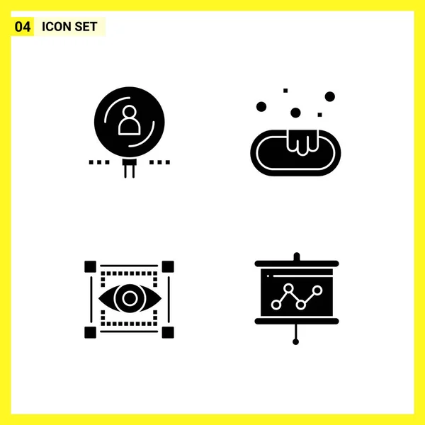 Conjunto Iconos Creativos Universales Simplemente Vector Ilustraciones Para Aplicaciones Web — Vector de stock