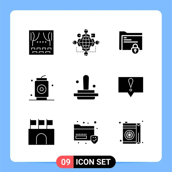 Conjunto Iconos Creativos Universales Simplemente Vector Ilustraciones Para Aplicaciones Web — Vector de stock