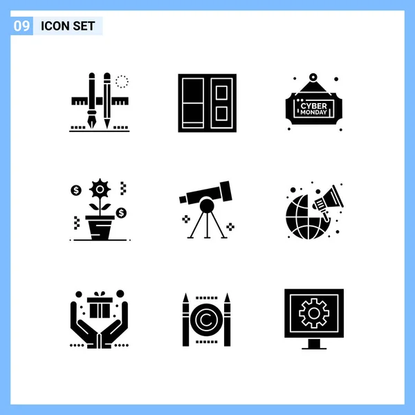 Set Universal Creative Icons Simply Vector Illustrations Web Mobile Apps — Stock Vector