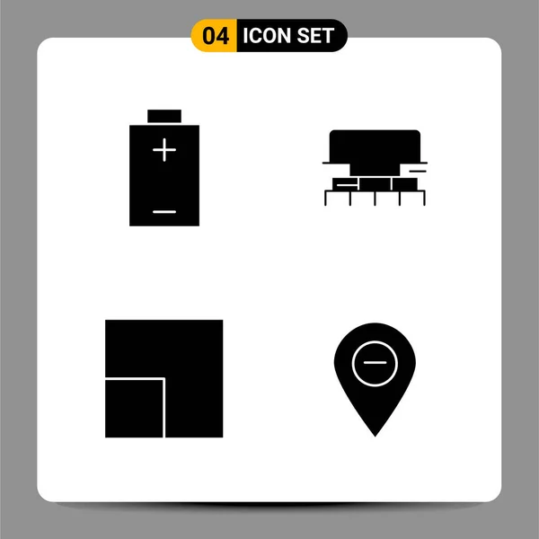 Set Universal Creative Icons Simply Vector Illustrations Web Mobile Apps — Stock Vector