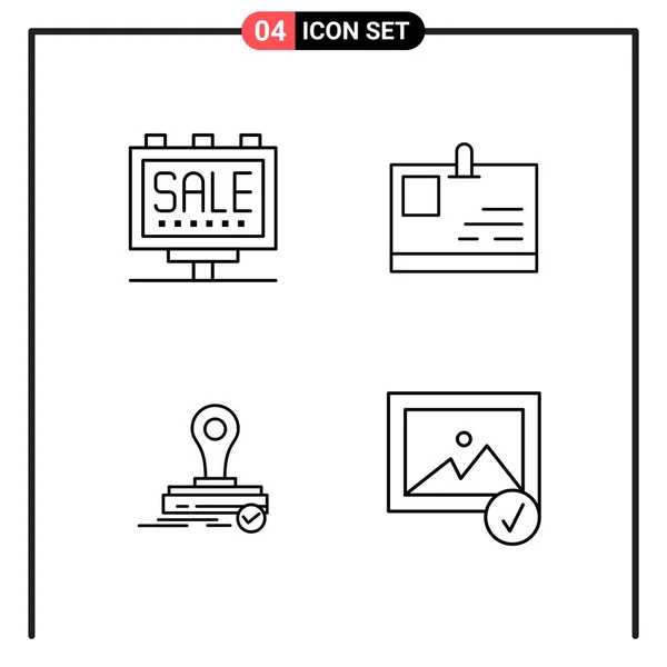 Set dari 25 Universal Business Icons Vector - Stok Vektor