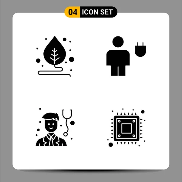 Conjunto Iconos Creativos Universales Simplemente Vector Ilustraciones Para Aplicaciones Web — Vector de stock