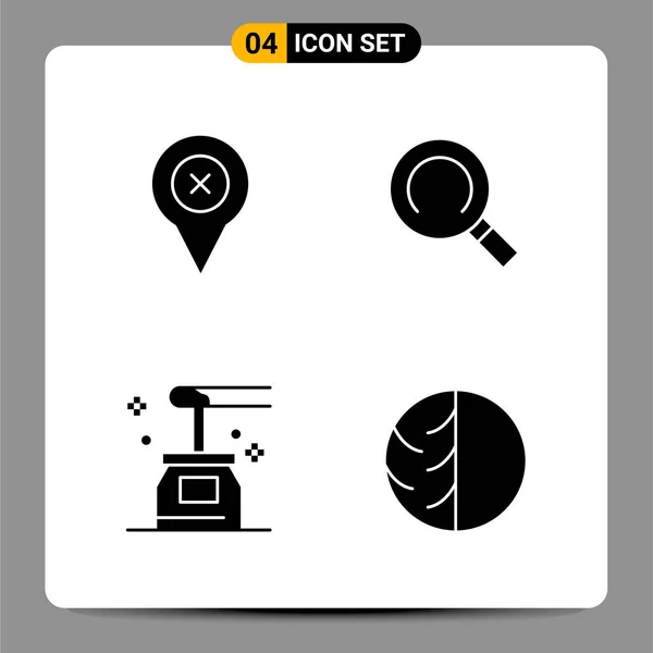 Set Universal Creative Icons Simply Vector Illustrations Web Mobile Apps — Stock Vector