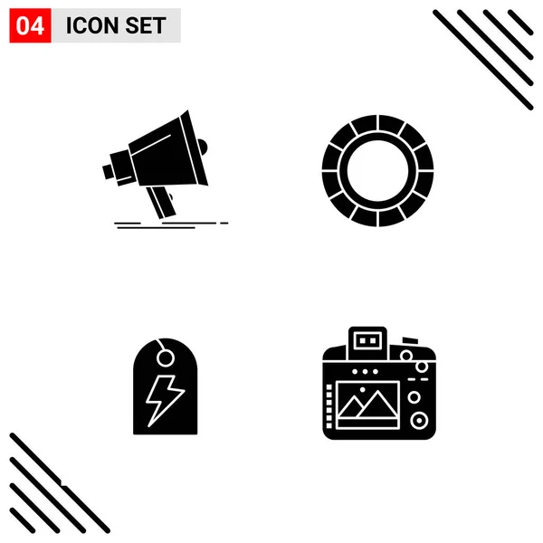 Conjunto Iconos Creativos Universales Simplemente Vector Ilustraciones Para Aplicaciones Web — Vector de stock