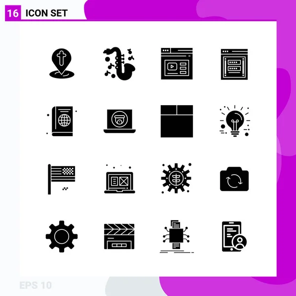 Set Universal Creative Icons Simply Vector Illustrations Web Mobile Apps — Stock Vector