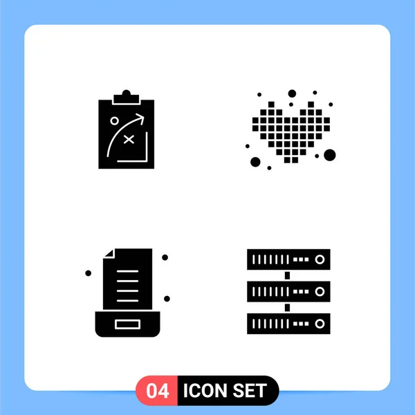 Conjunto Iconos Creativos Universales Simplemente Vector Ilustraciones Para Aplicaciones Web — Archivo Imágenes Vectoriales