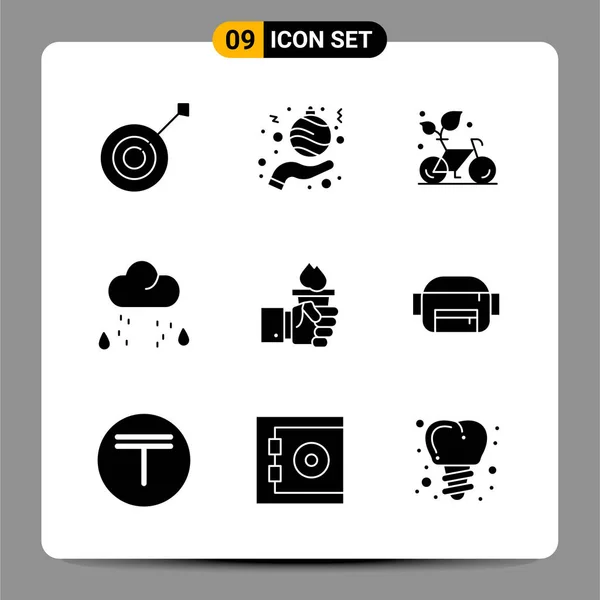 Conjunto Iconos Creativos Universales Simplemente Vector Ilustraciones Para Aplicaciones Web — Archivo Imágenes Vectoriales