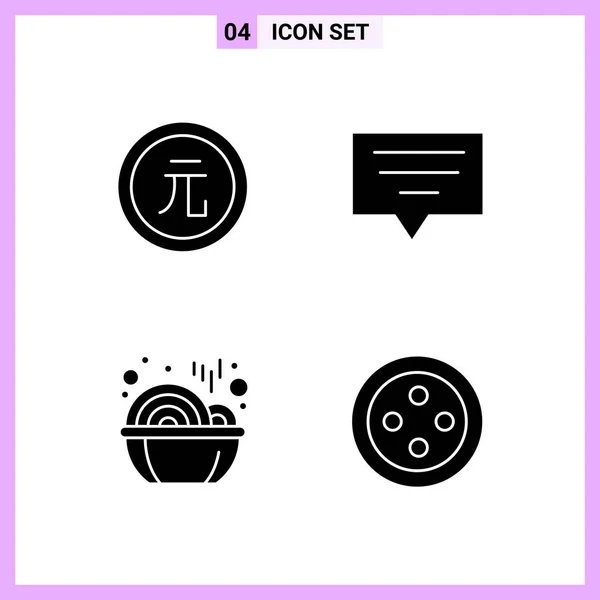 Conjunto Iconos Creativos Universales Simplemente Vector Ilustraciones Para Aplicaciones Web — Vector de stock