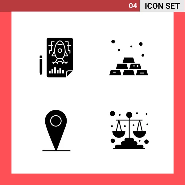 Conjunto Iconos Creativos Universales Simplemente Vector Ilustraciones Para Aplicaciones Web — Vector de stock