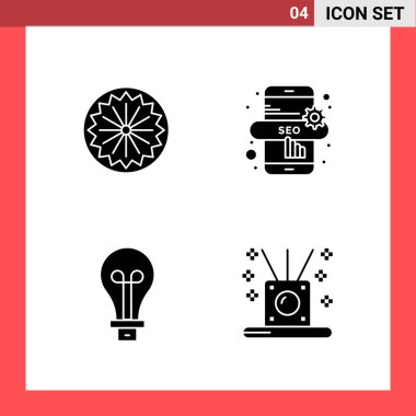 Evrensel yaratıcı simgeler kümesi, web ve mobil uygulamalar ve projeler için basit vektör illüstrasyonları 