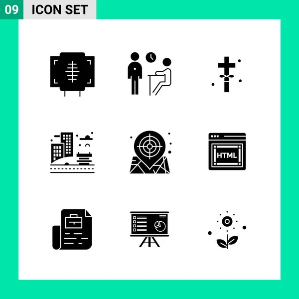 Conjunto Iconos Creativos Universales Simplemente Vector Ilustraciones Para Aplicaciones Web — Vector de stock