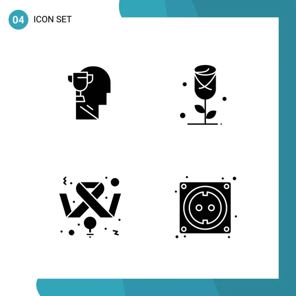 Set Universal Creative Icons Simply Vector Illustrations Web Mobile Apps — Stock Vector