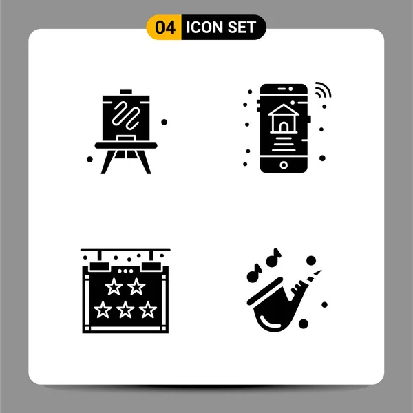 Set Universal Creative Icons Simply Vector Illustrations Web Mobile Apps — Stock Vector