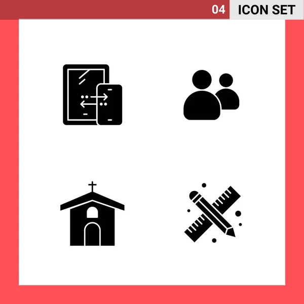 Set Universal Creative Icons Simply Vector Illustrations Web Mobile Apps — Stock Vector