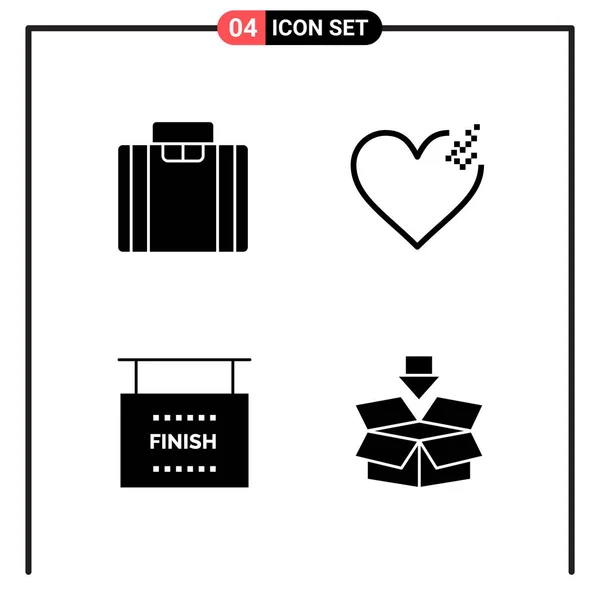 Conjunto Iconos Creativos Universales Simplemente Vector Ilustraciones Para Aplicaciones Web — Vector de stock