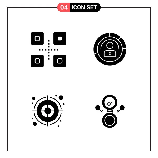 Conjunto Iconos Creativos Universales Simplemente Vector Ilustraciones Para Aplicaciones Web — Vector de stock