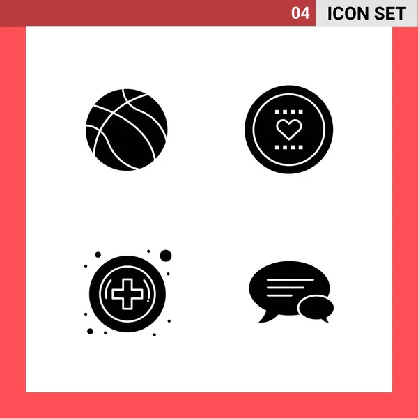 Conjunto Iconos Creativos Universales Simplemente Vector Ilustraciones Para Aplicaciones Web — Vector de stock