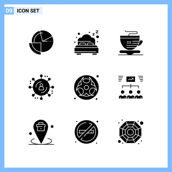 Conjunto Iconos Creativos Universales Simplemente Vector Ilustraciones Para Aplicaciones Web — Vector de stock