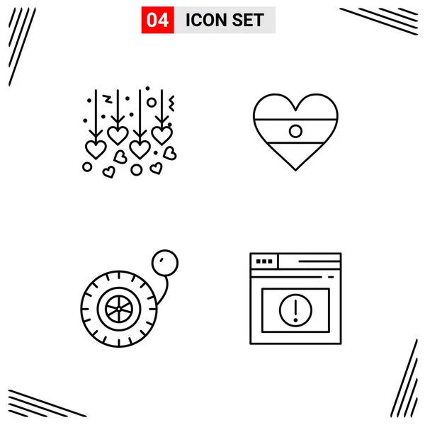 Set de 25 iconos de negocio universales Vector — Vector de stock