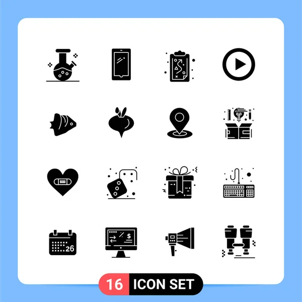 Conjunto Iconos Creativos Universales Simplemente Vector Ilustraciones Para Aplicaciones Web — Vector de stock